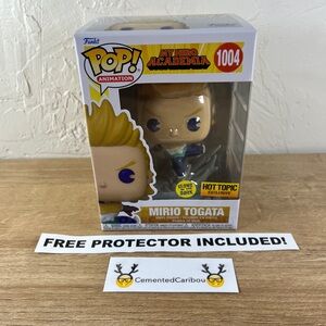 Mirio Togata Glow Funko Pop #1004 Hot Topic My Hero Academia Anime NEAR MINT